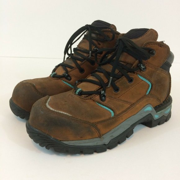 Red Wing Womens Steel Toe Leather Work Boots Waterproof ASTM F 2413-11 Size 7.5 - Picture 2 of 12